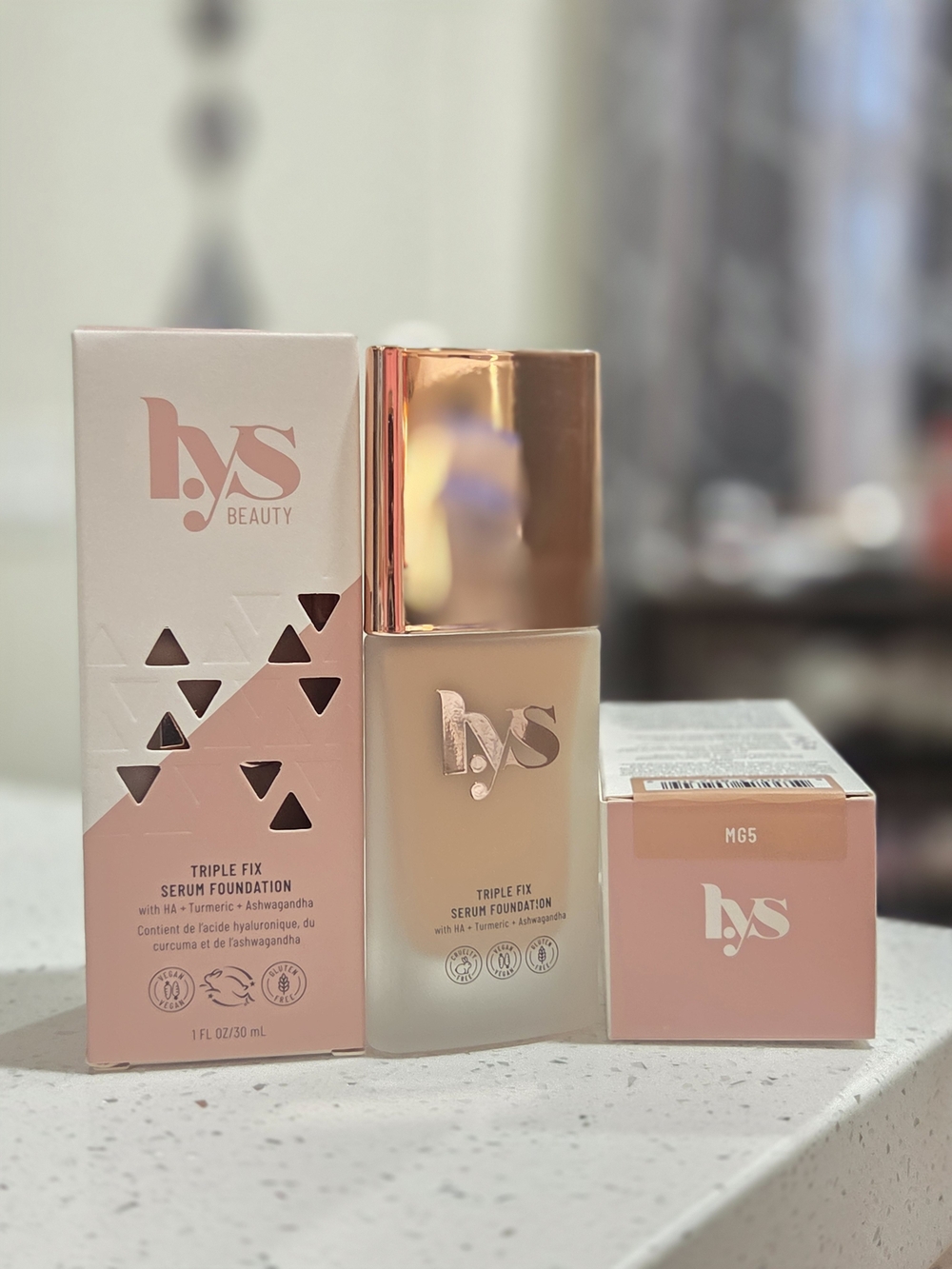 Triple Fix Serum Foundation - Pink/Peach Shade MG5